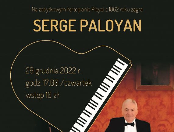 Plakat koncertu Serge Paloyan