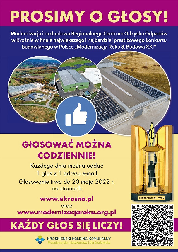 Plakat - głosowanie na Regionalne Centrum Odzysku  Odpadów w Krośnie.jpg [362.25 KB]