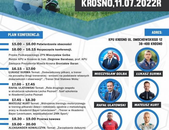 konferencja trenerów w Krośnie 2022 - plakat (1)