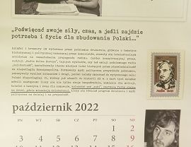 Strona Kalendarza IPN 2022 - październik