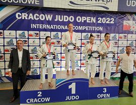 Krośnieńskie judoczki na zawodach w Brnie