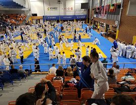 Krośnieńskie judoczki na zawodach w Brnie