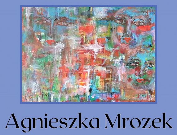 Afisz Wystawy malarstwa Agnieszki Mrozek