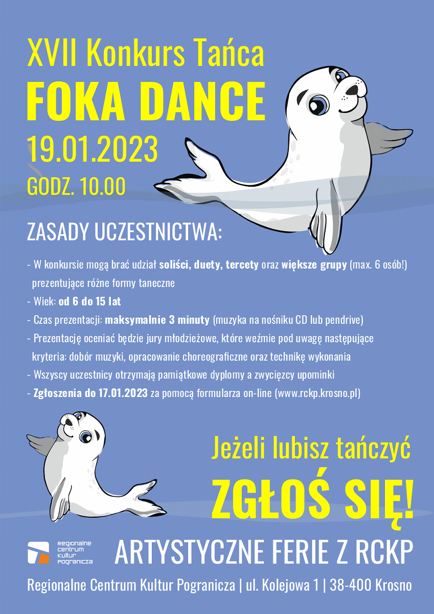 RCKP Konkurs tańca Foka Dance 2023 plakat.png [299.82 KB]