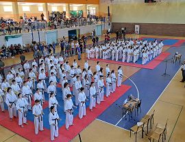 Zawodnicy Klubu Kyokusin Karate Krosno na zawodach