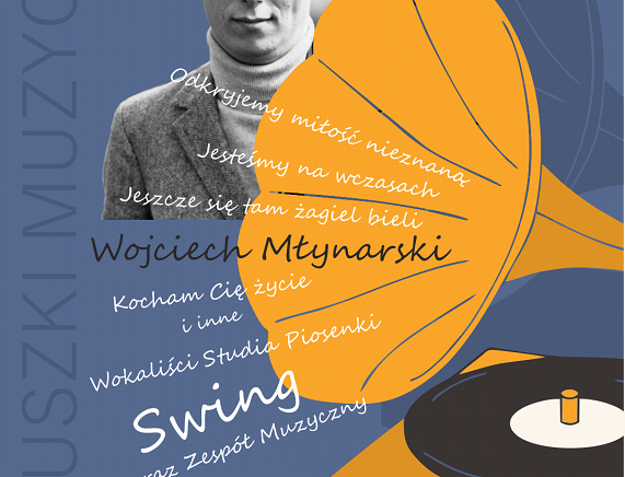 RCKP Zaduszki Muzyczne Młynarski Swing 2023 plakat