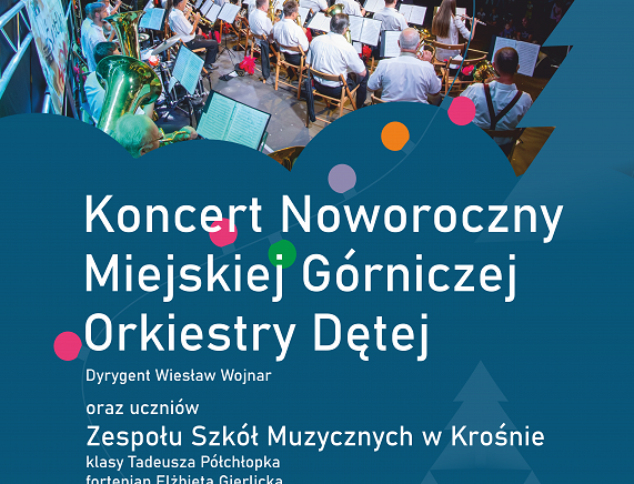 Plakat RCKP Koncert noworoczny Orkiestra 2024