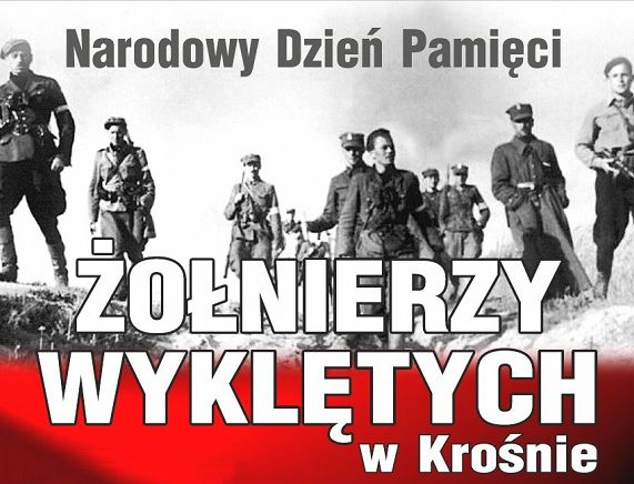 Narodowy Dzień Pamięci Żołnierzy Wyklętych w Krośnie - plakat