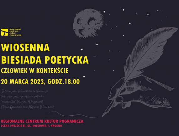 RCKP Wiosenna Biesiada Poetycka 2023 - plakat
