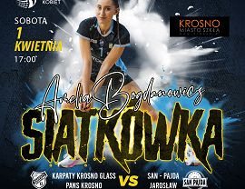 Plakat meczu z MKS SAN-Pajda Jarosław