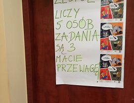 POKOJE ZAGADEK pt. „Sekretny galimatias” - uczestnicy konkursu