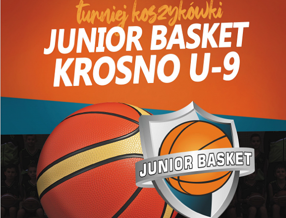 Plakat Turnieju Junior Basket Krosno U-9