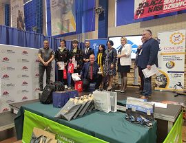 Uczniowie krośnieńskiego Maechanika w czasie zmagań konkursowych