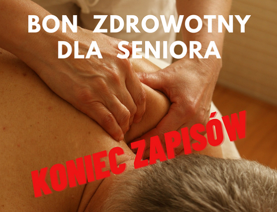 Koniec zapisów do programu Bon zdrowotny dla seniora, Masaż ręczny - fot. pixabay