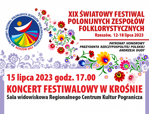 RCKP Polonijny festiwal 2023 afisz