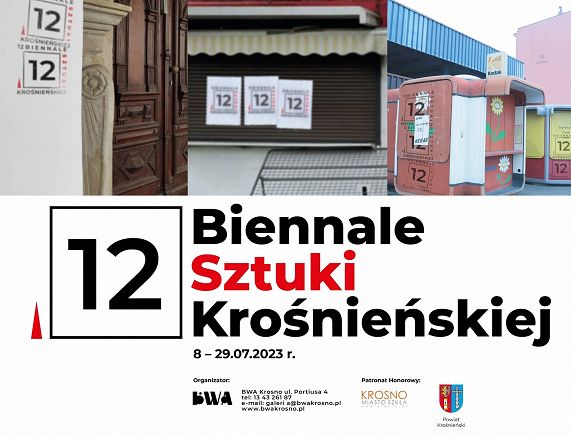 Plakat wystawy 12 Biennale sztuki — miniatura