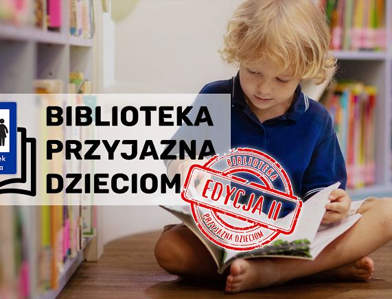 biblioteka przyjazna dziecią - plakat