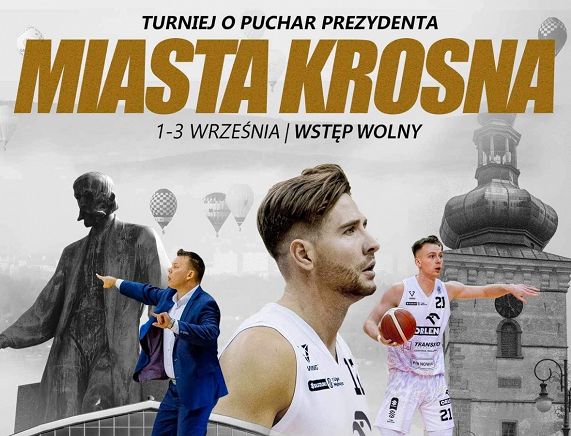 Koszykarski Turniej o Puchar Prezydenta Miasta Krosna - plakat