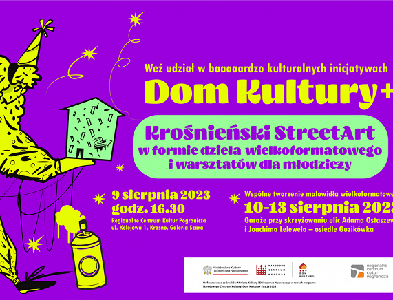 RCKP Kierunek inicjatywa 2023 Krośnieński StreetArt plakat