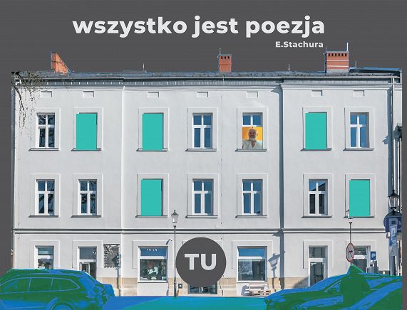 Wszystko jest poezja - Szymborska - plakat, projekt Piotr Burger