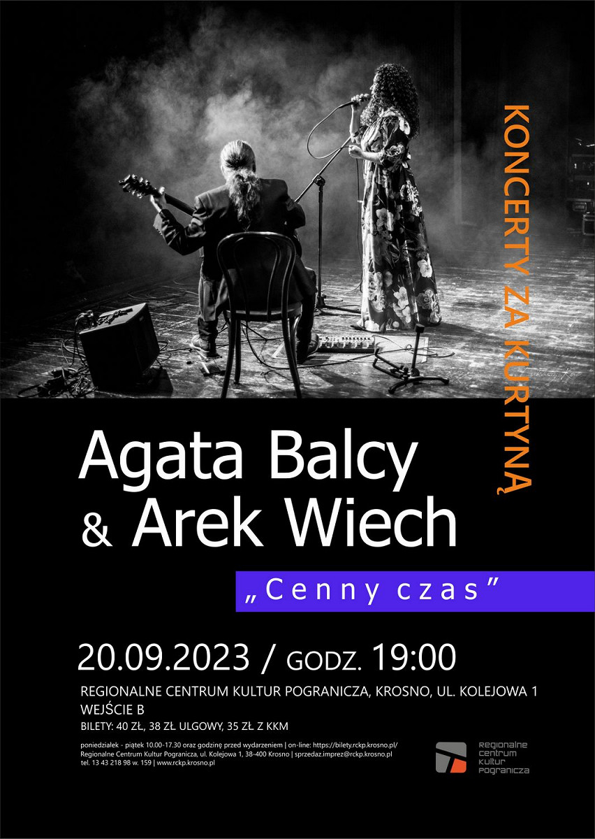 RCKP Koncert za kurtyną 2023 CENNY CZAS Agata Balcy Arek Wiech plakat.jpg [206.59 KB]