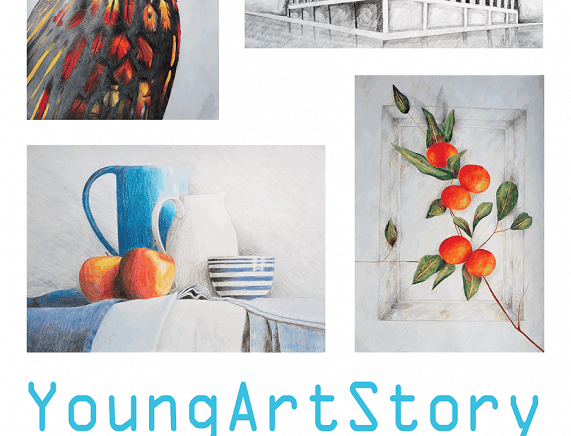 RCKP Wystawa Young Art Story 2024 Mezgraf Fundacja dla Sztuki plakat