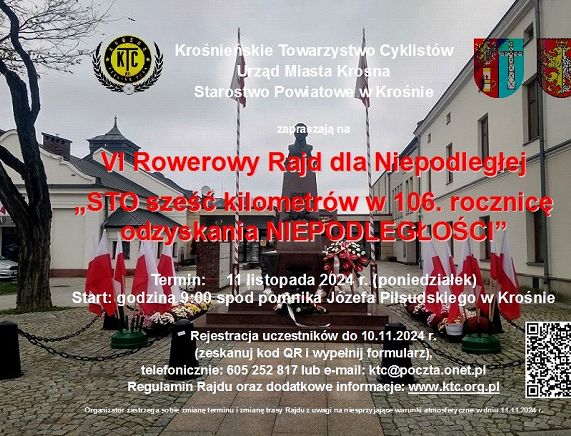 Plakat VI Rajd dla Niepodleglej