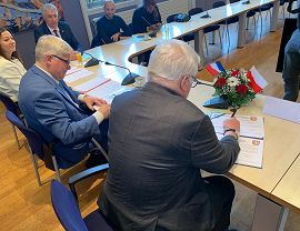 Podpisanie umowy partnerskiej pomiędzy Krosnem a Creil