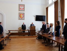 Prezydent Piotr Przytocki składa ślubowanie