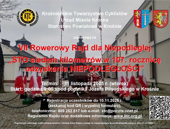 Plakat Rajd Rowerowy