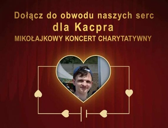 Zapraszamy na Mikołajkowy Koncert Charytatywny dla Kacpra!