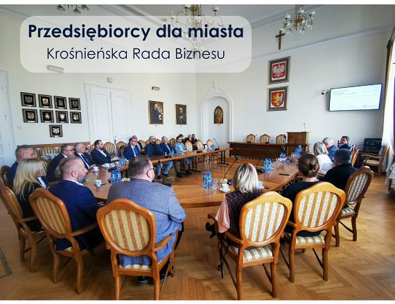 Członkowie Krośnieńskiej Rady Biznesu podczas obrad