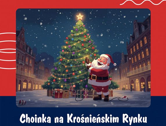 plakat spotkanie z mikołajem na rynku RCKP