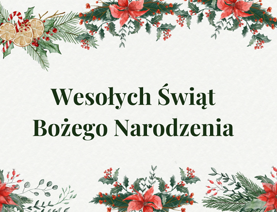 Wesołych Świąt Bożego Narodzenia