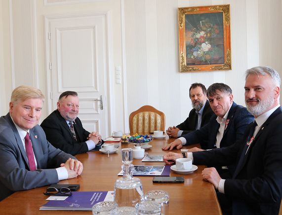 Spotkanie nowo wybranego Burmistrza Sárospatak z Prezydentem Krosna