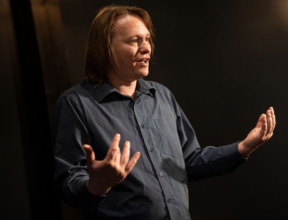 RCKP Warsztaty dotknij teatru marzec 2025 Kamil Dobrowolski, fot. Łukasz Pompa