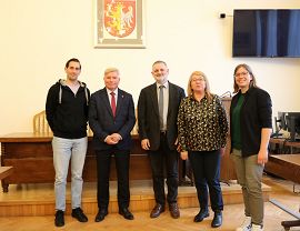 Młodzież z Marl z wizytą w Krośnie - spotkanie z Prezydentem Miasta Krosna