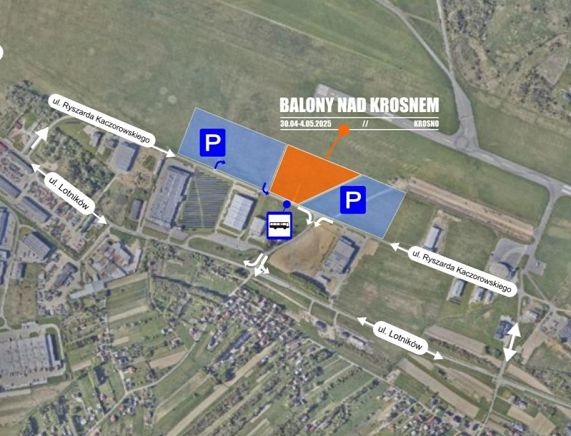 parkingi lotnisko + przystanek