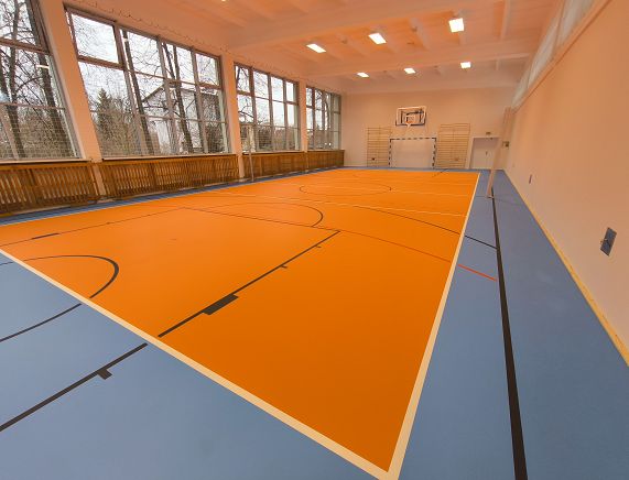 sala gimnastyczna pod modernizacji 2025