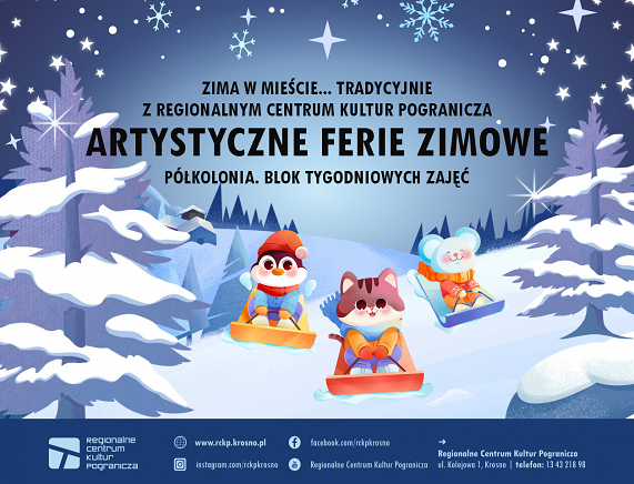 RCKP Ferie zimowe 2026 PÓŁKOLONIA grafika poziom