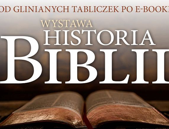 Plakat wystawa o biblii