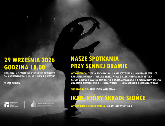 RCKP Nasze spotkania przy sennej bramie, Ikar który skradł słońce 2026 grafika poziom